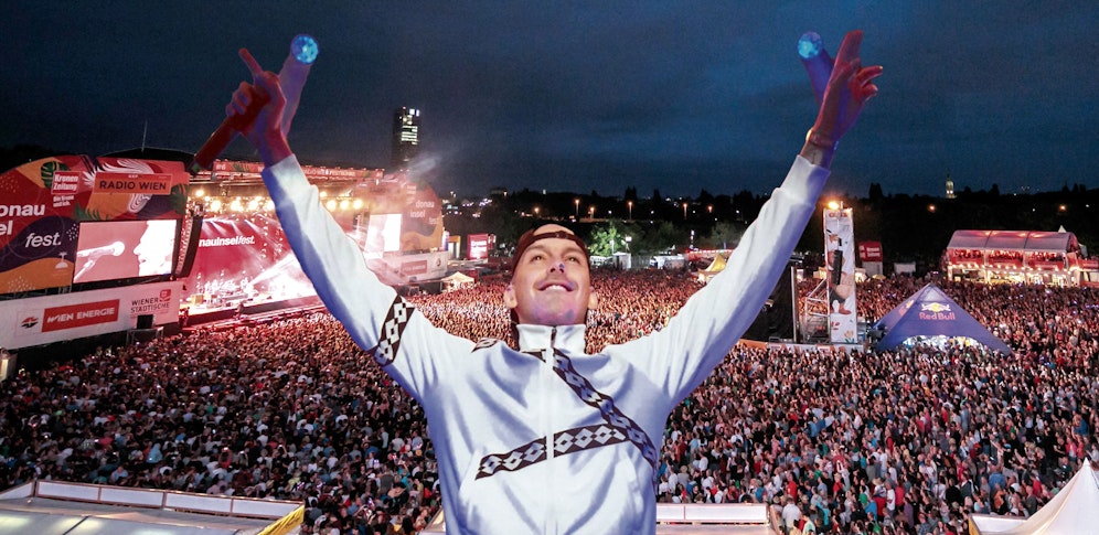 RAF Camora lässt am 23. Juni die Donauinsel erbeben. Der EIntritt ist – wie immer beim Donauinselfest – frei!