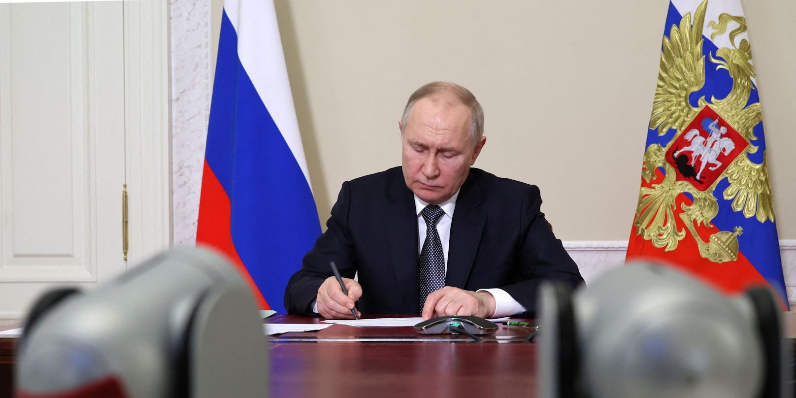 Wladimir Putin weilte zum Zeitpunkt des Anschlags nicht in Moskau.