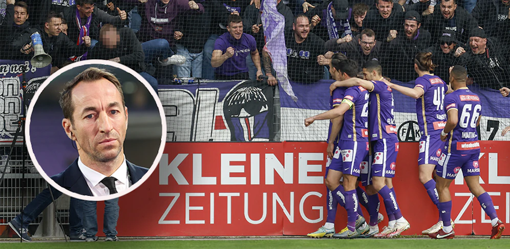Austrias Sportdirektor Manuel Ortlechner verrät, wie es dem gestürzten Fan geht. 