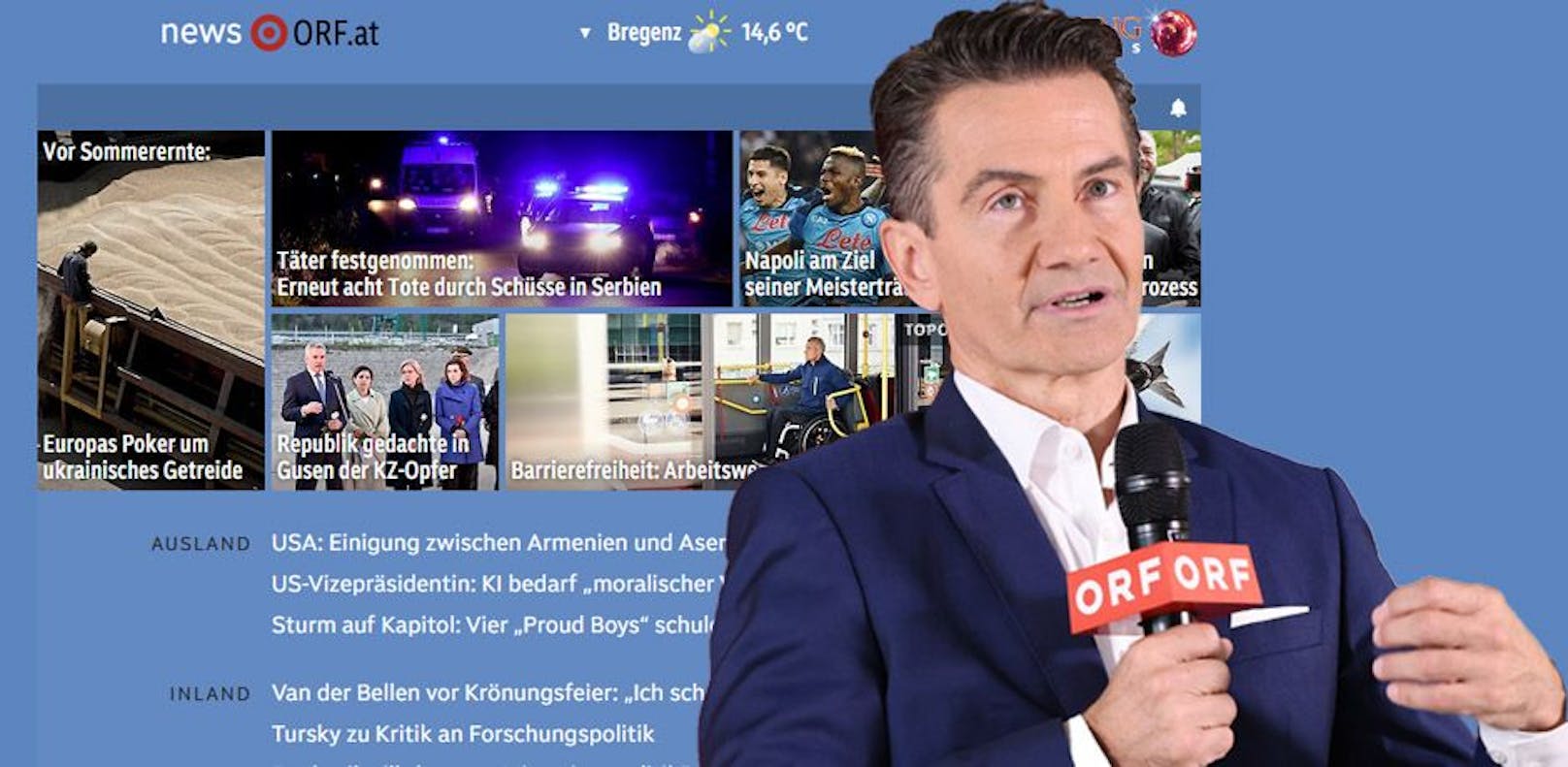 Auf der ORF.at-Website wurden Änderungen vorgenommen.
