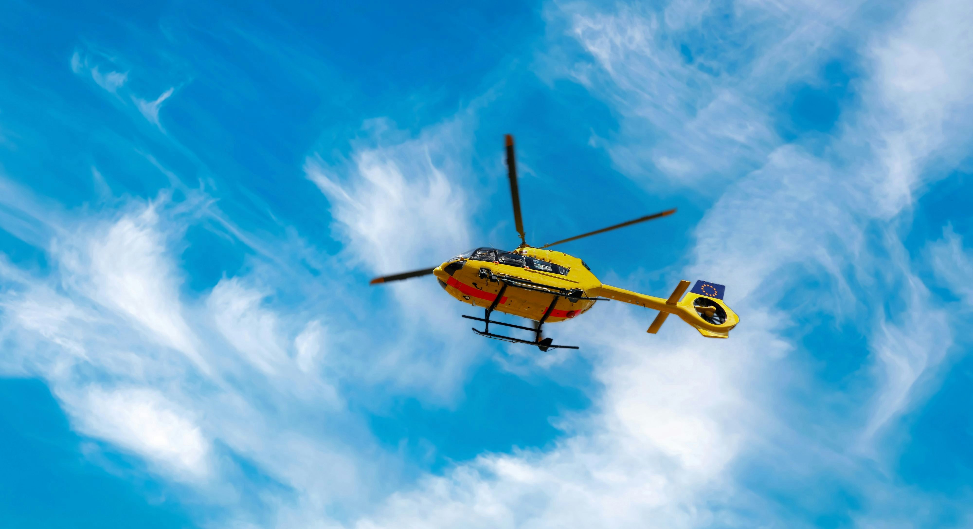 Der Mann musste per Taubergung gerettet werden. (Symbolbild)