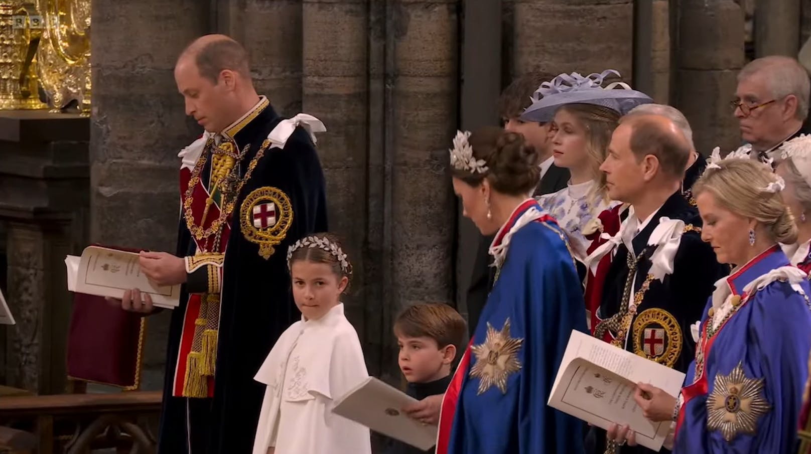 Prinz William und Prinzessin Kate mit ihren Kindern George, Charlotte und Louis. 