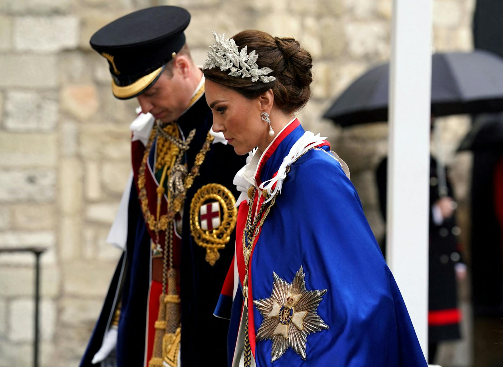 Prinzessin Kate trug bei Krönung Schmuck von Lady Diana