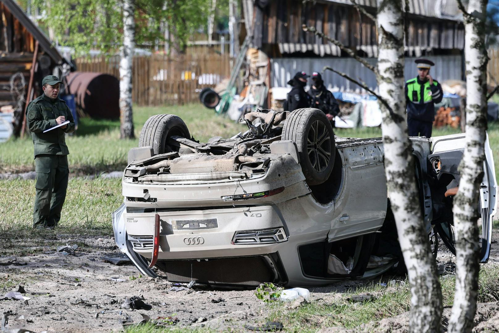 Am Samstag wurde das Auto des russischen Nationalisten Sachar Prilepin in die Luft gesprengt.