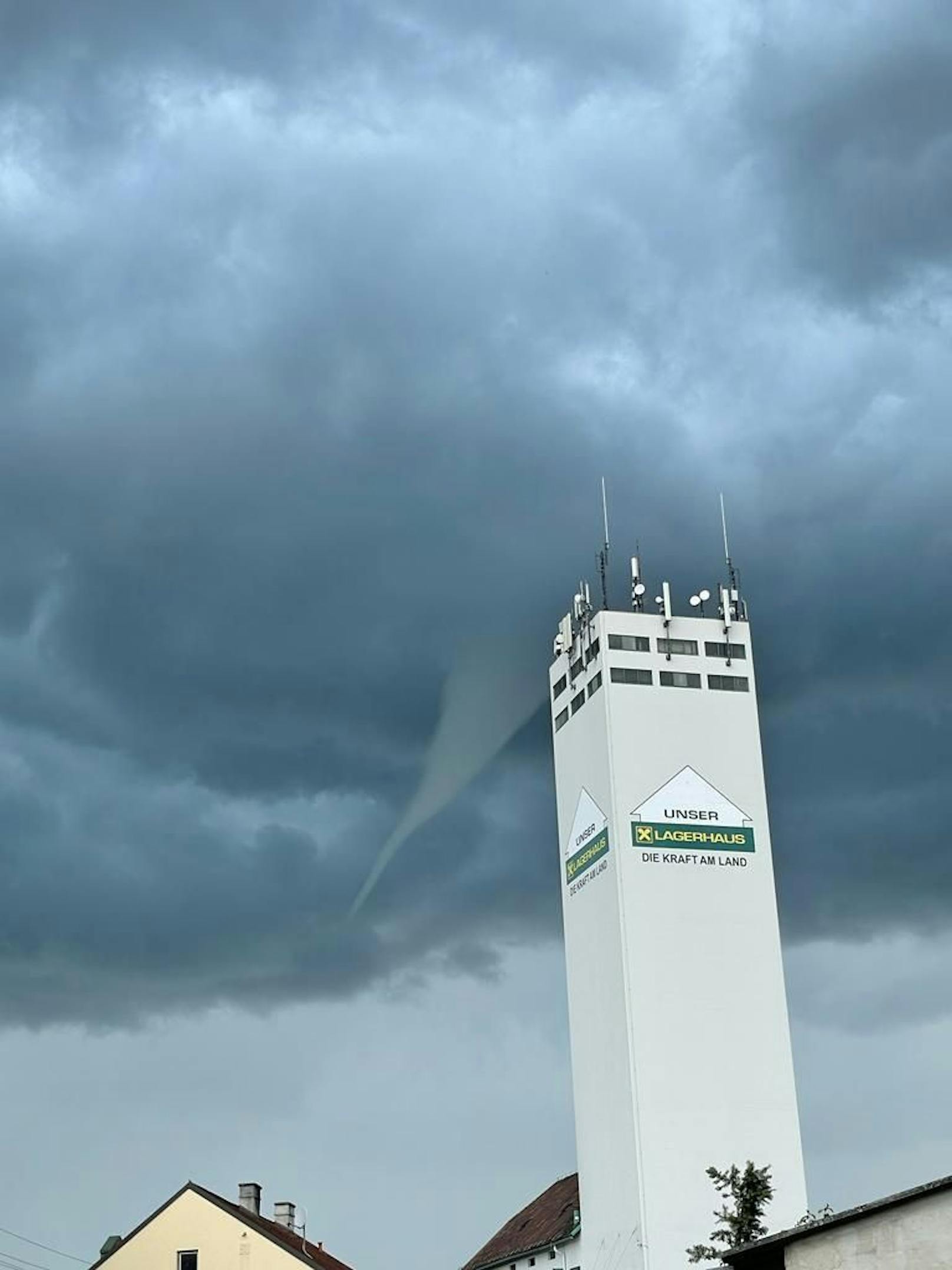 Der Tornado sorgte in Ziersdorf für Schäden.&nbsp;