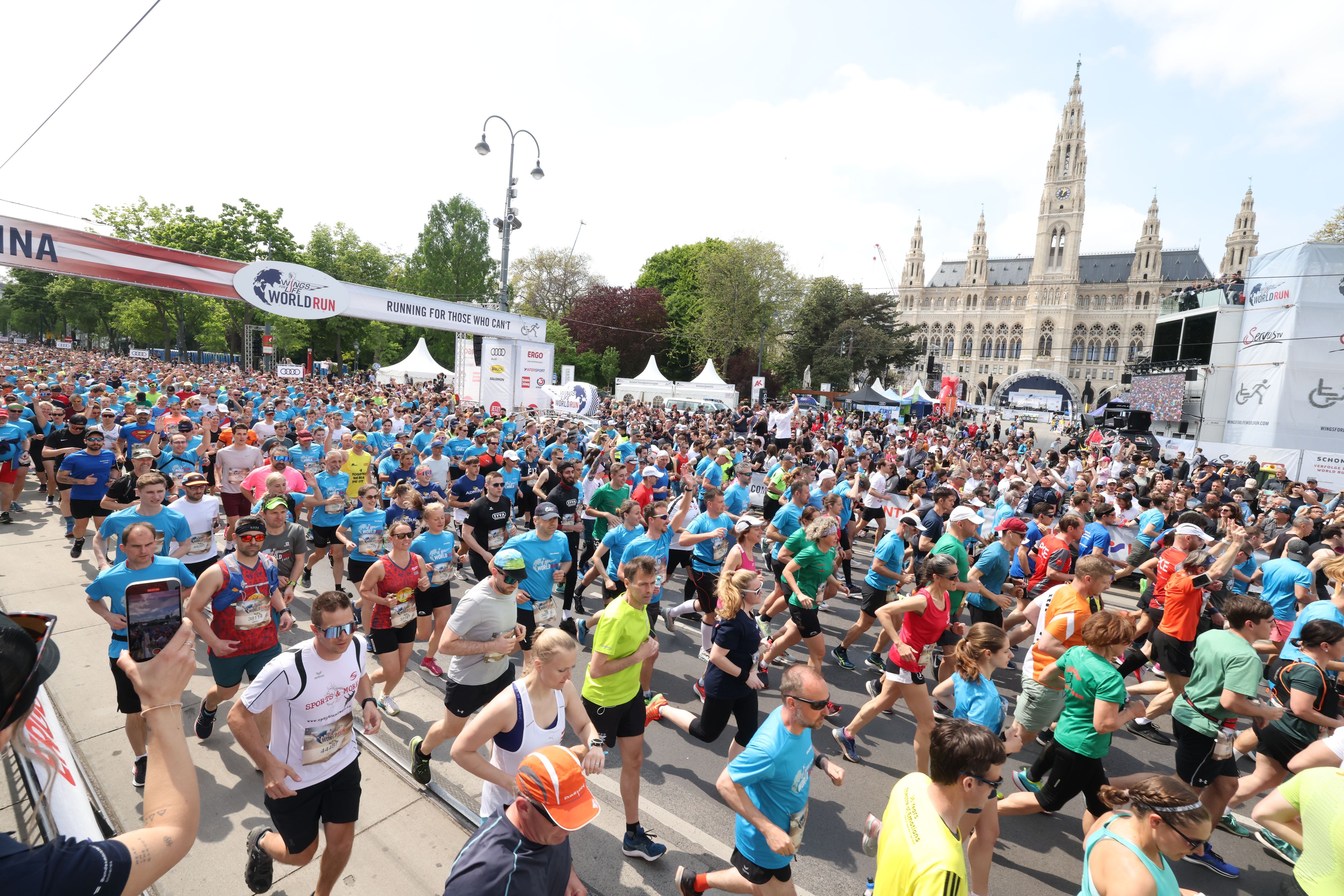 Am 5. Mai findet wieder der Wings for Life Run statt – Start ist beim Rathausplatz am Ring.