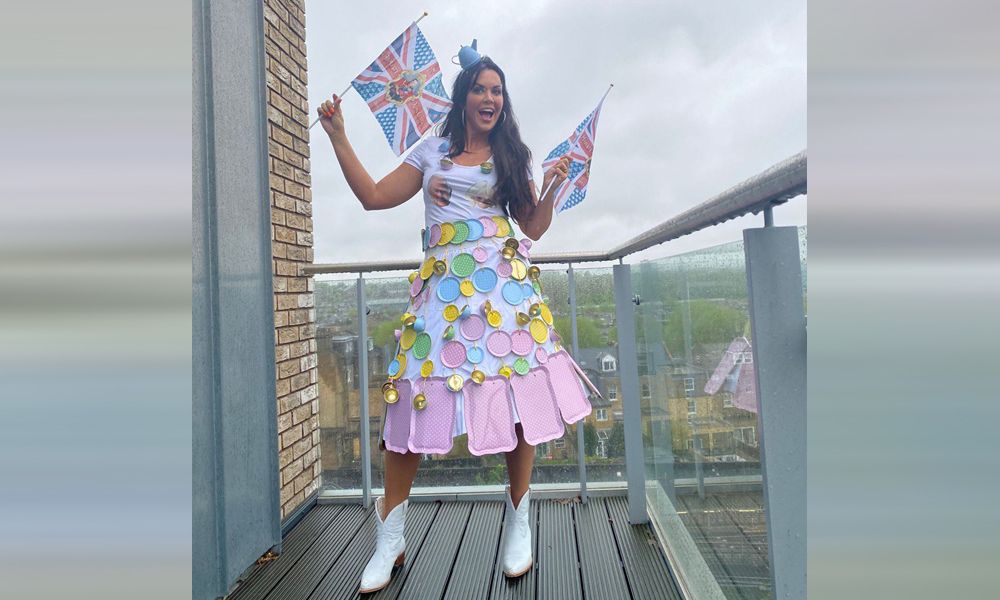 Martina Reuter flog für die Krönung von King Charles nach London. 