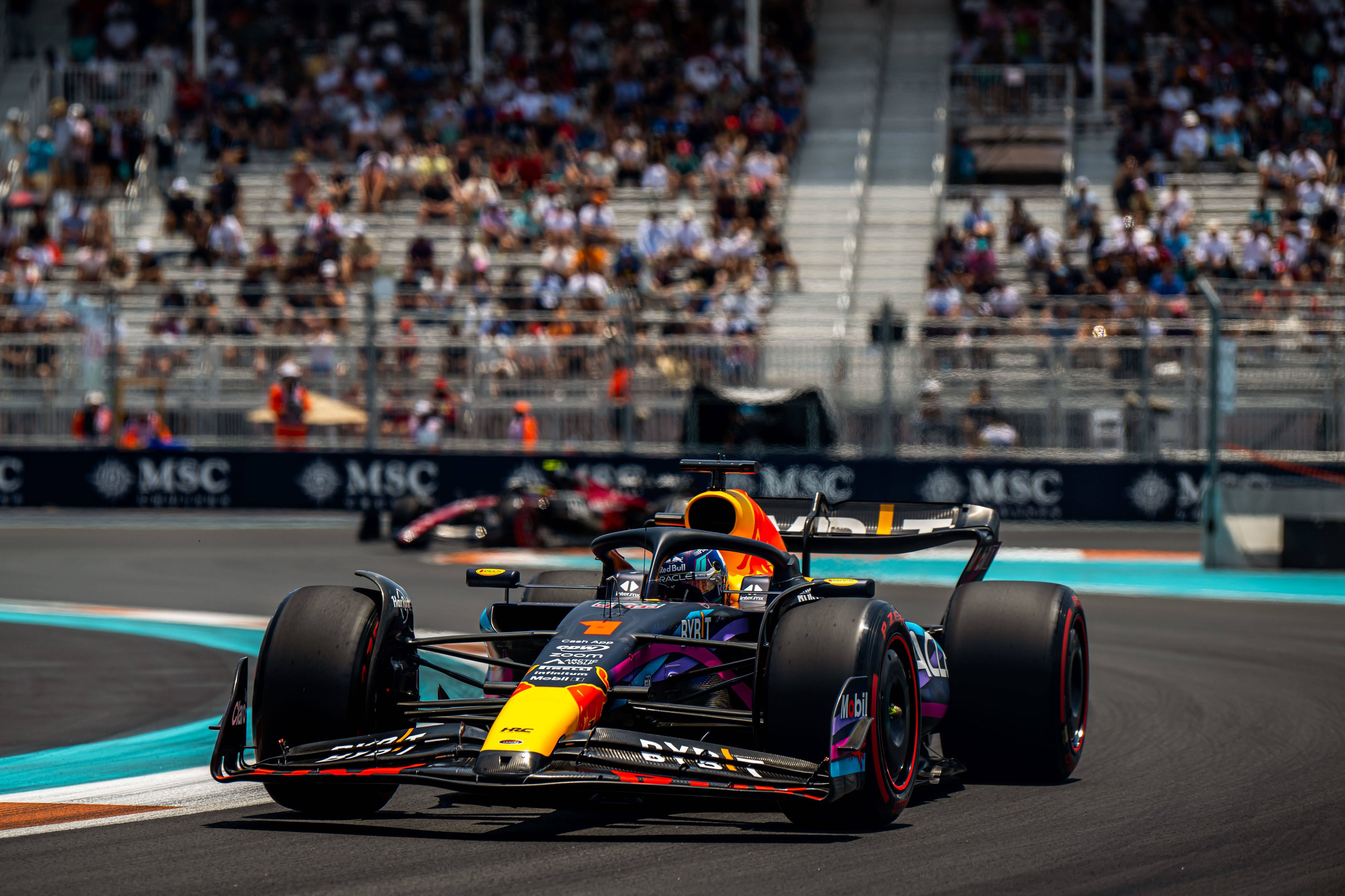 Max Verstappen in Miami.