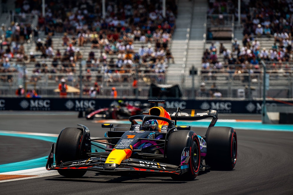 Max Verstappen in Miami.