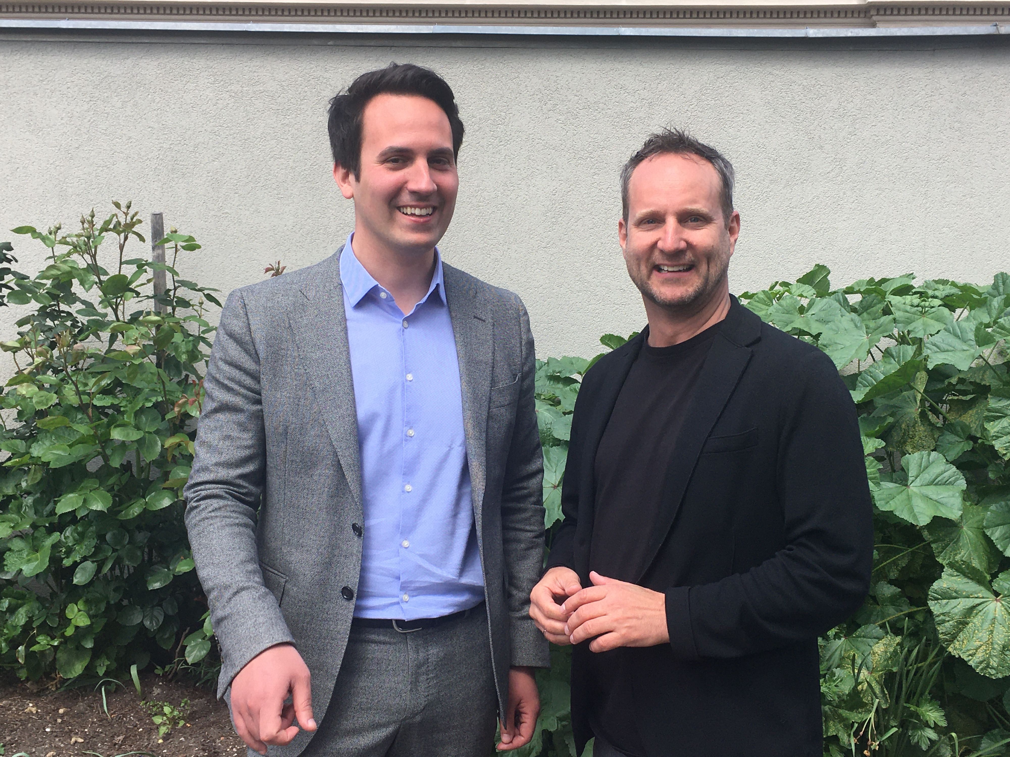 Vizebürgermeister Wiederkehr und Matthias Strolz