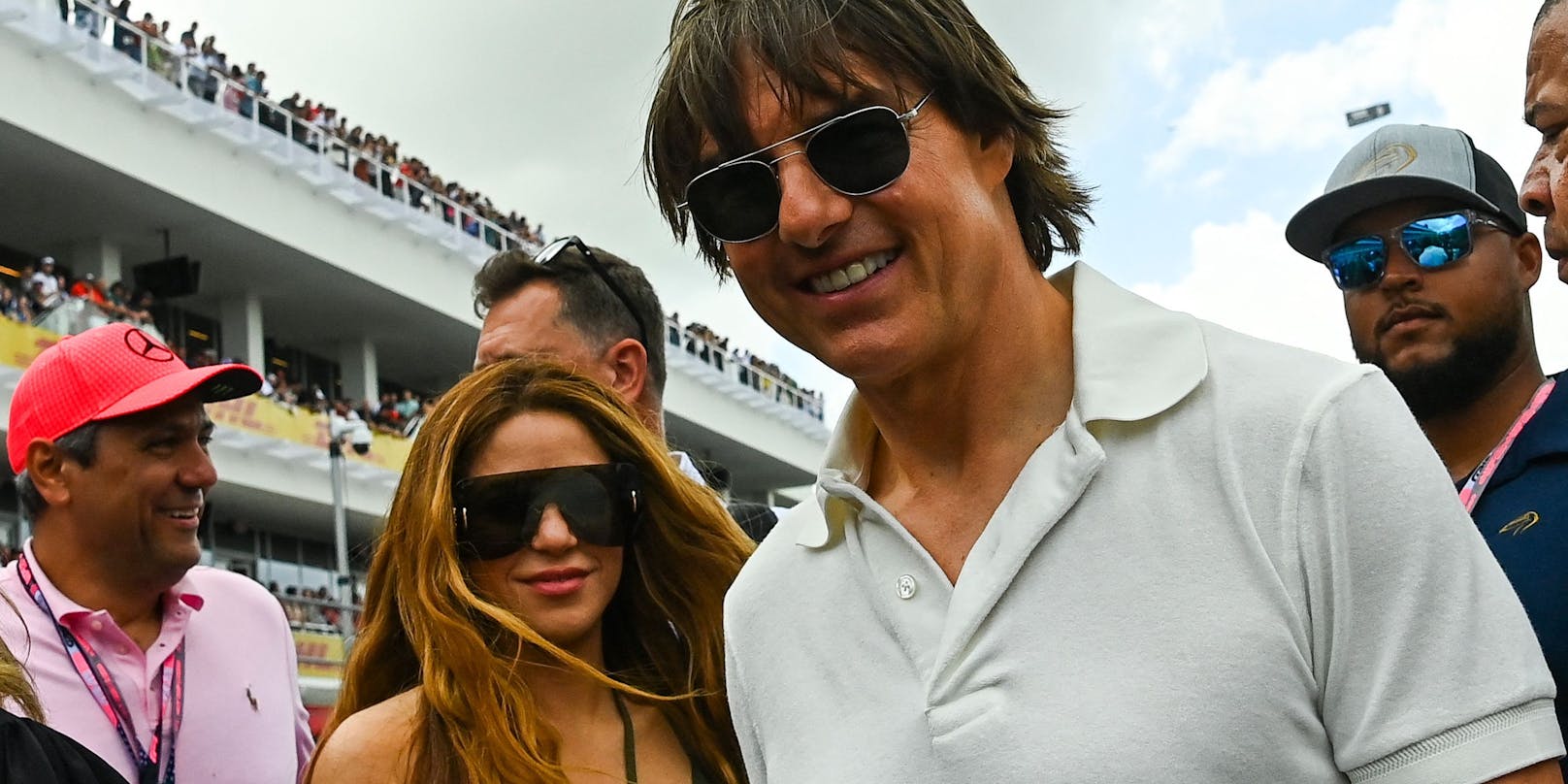 Tom Cruise und Shakira beim Formel-1-Grand-Prix in Miami