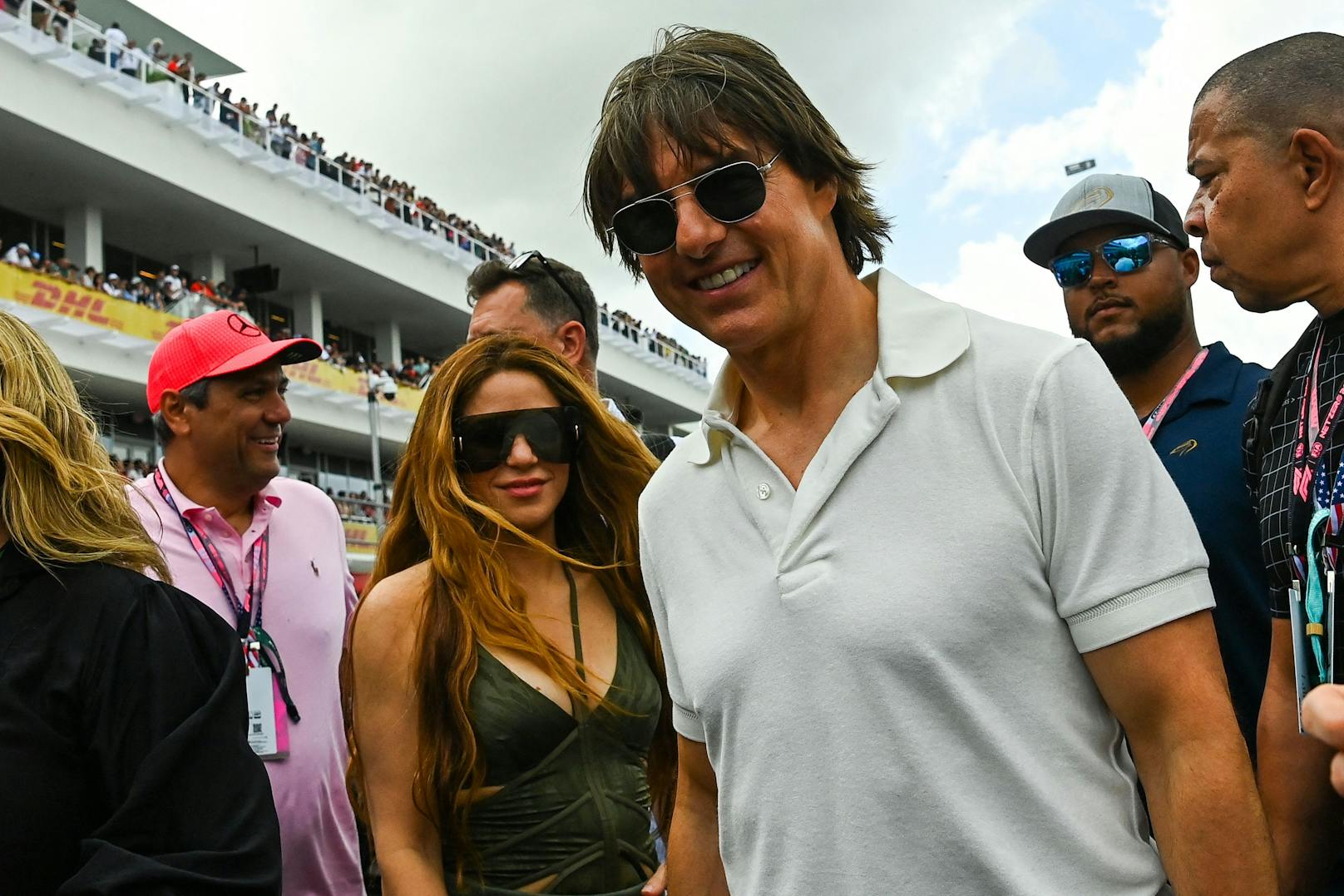 Tom Cruise und Shakira beim Formel-1-Grand-Prix in Miami
