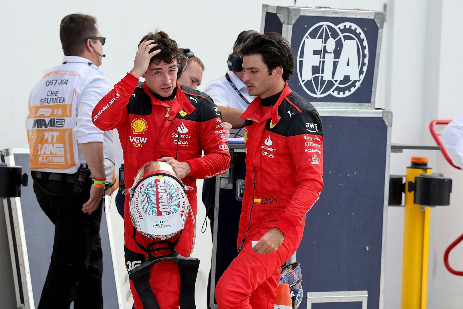 7. Charles Leclerc (Ferrari) - Note: 2. Mit einem katastrophal liegenden Ferrari quälte sich Leclerc durch den Grand Prix und musste nach einem miesen Stopp mit P7 zufrieden sein.
