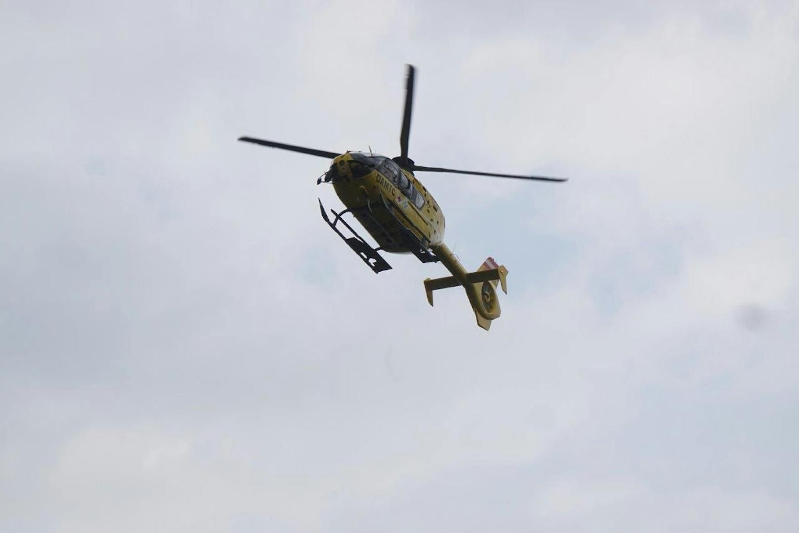 Der Heli im Einsatz