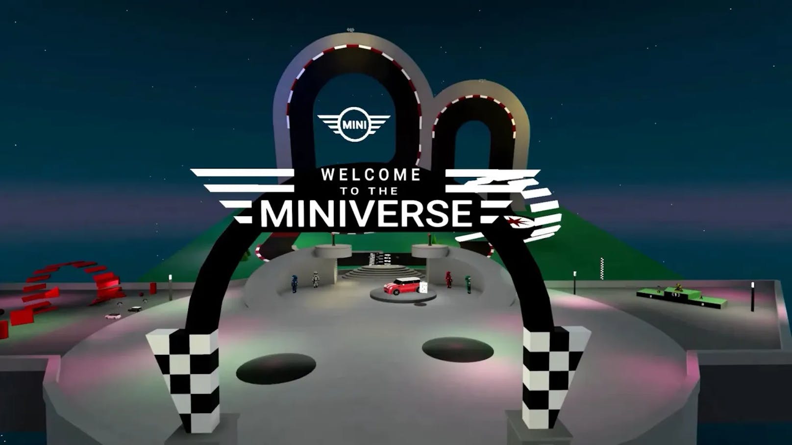 Spiel und Spaß bietet das Miniverse – dort lassen sich nicht nur Minis testen, sondern auch Rennen fahren.