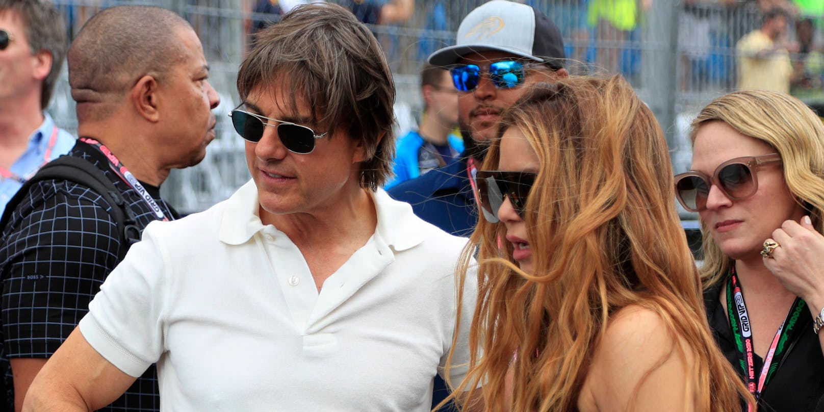 Tom Cruise und Shakira zeigten sich gemeinsam beim Miami Grand Prix.