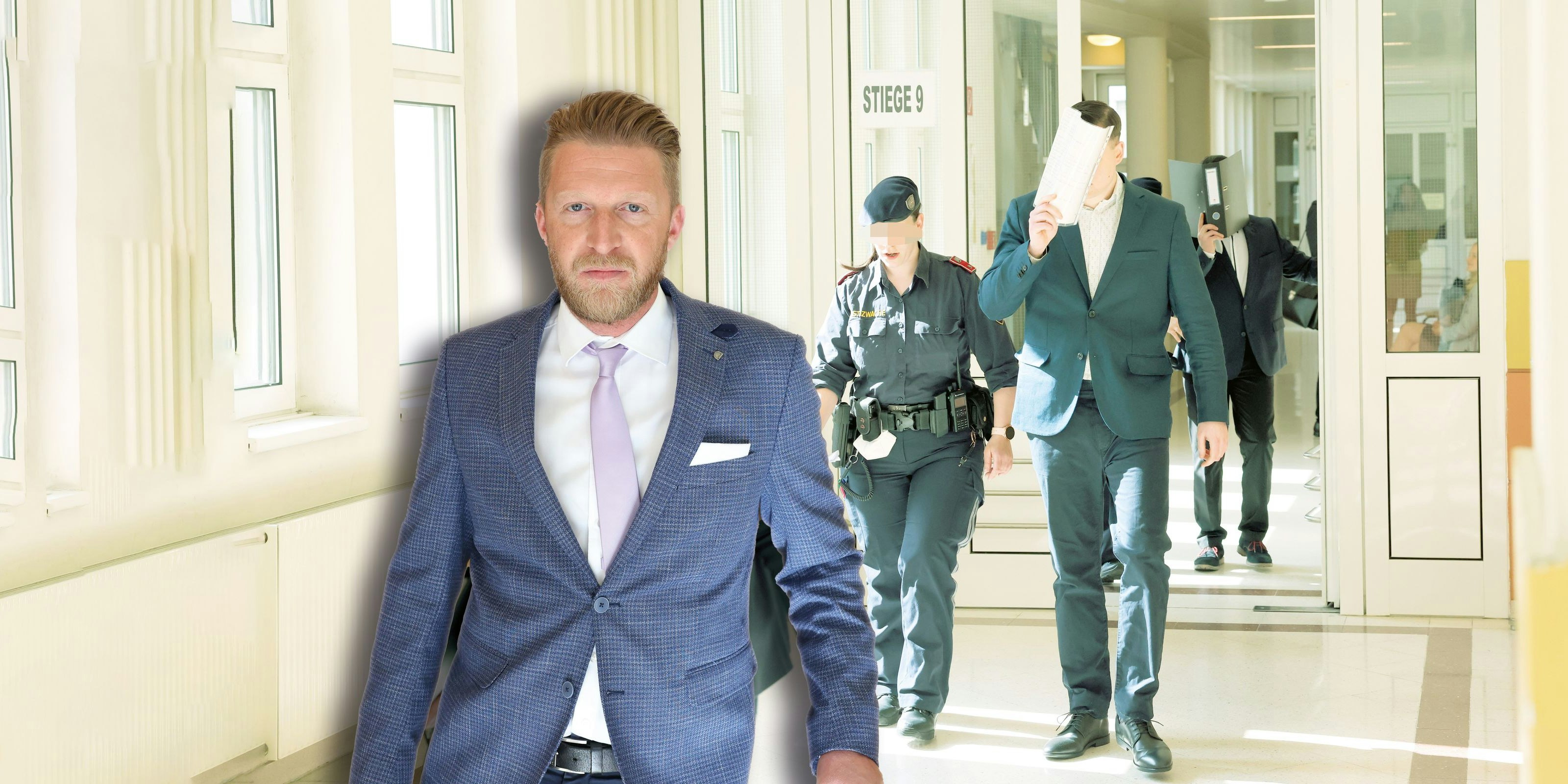 Roman Tenschert boxte seinen Mandanten raus. Er hatte versucht mit einem Komplizen einen Bankomaten auszurauben.