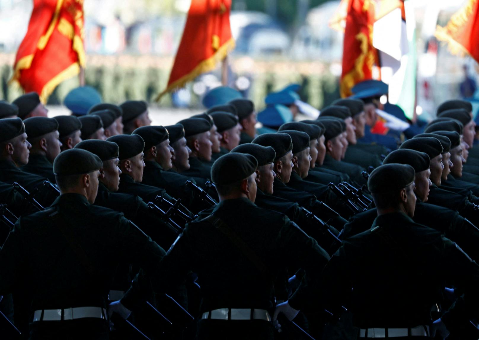 In ganz Russland herrschen am 9. Mai strenge Sicherheitsvorkehrungen.