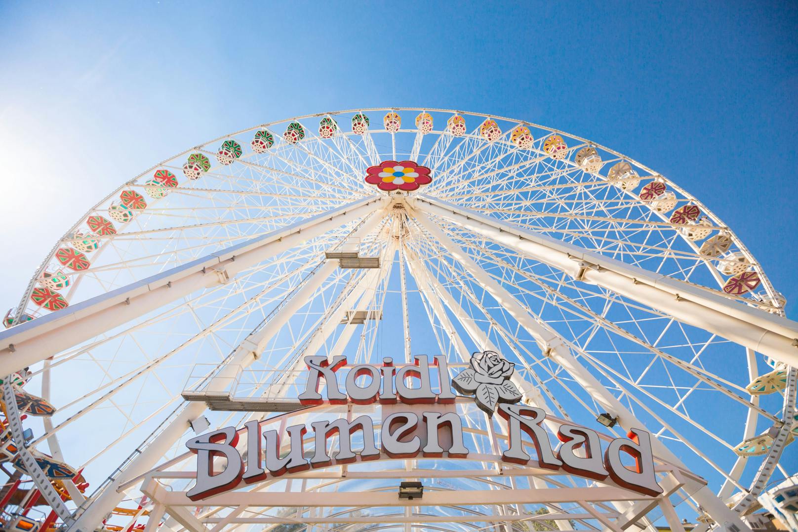 Das Blumenrad im Wiener Prater