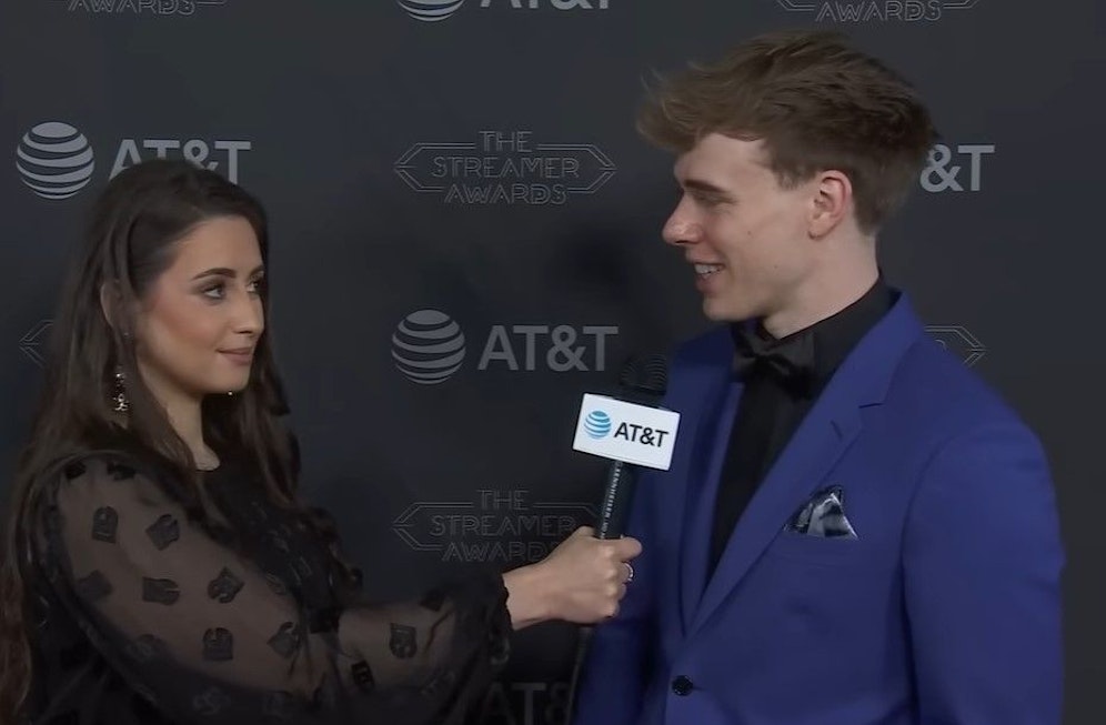 Streamerin Sweet Anita im Interview mit Streamer Balu bei den Streamer Awards.