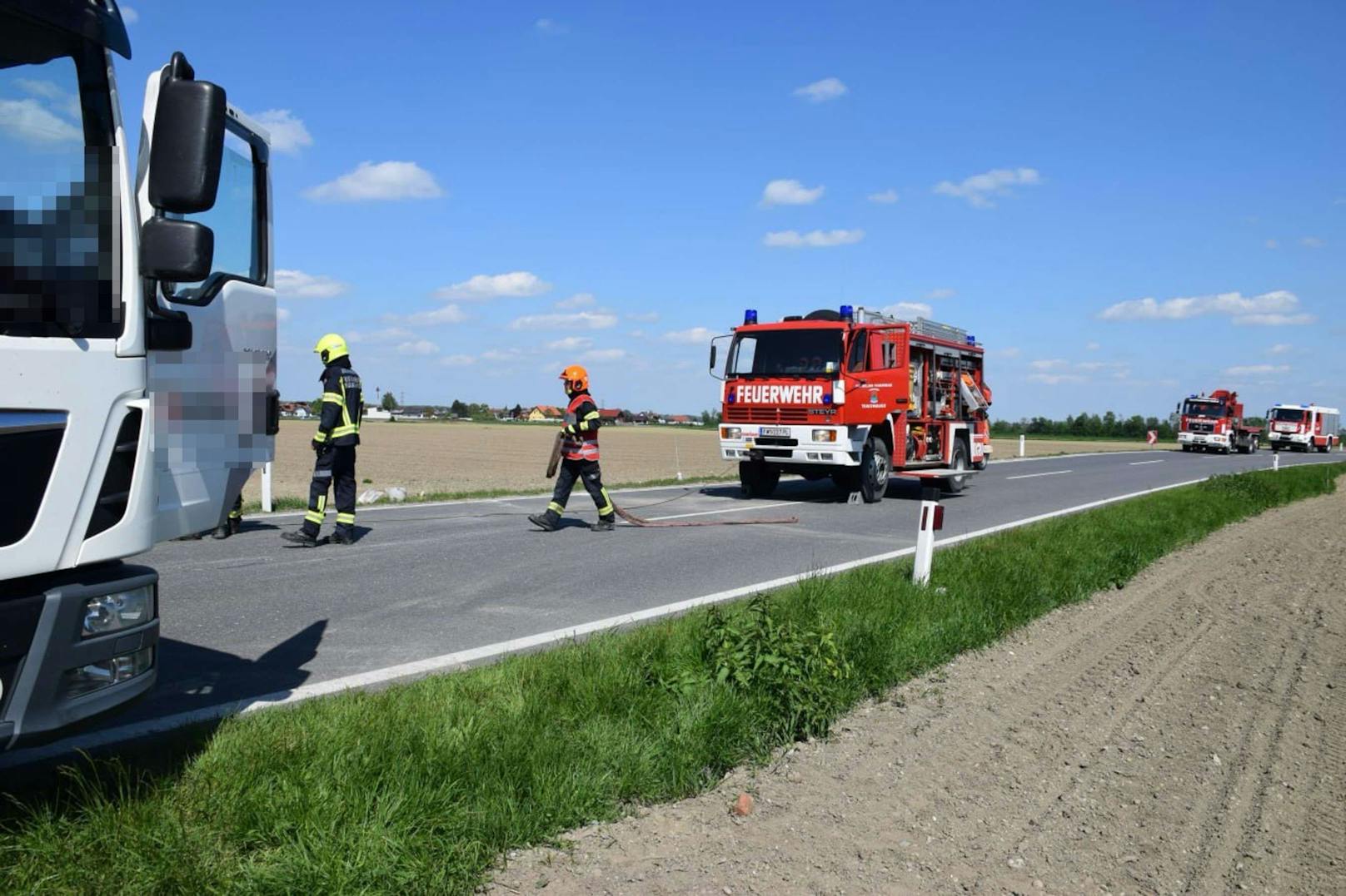 Die Feuerwehr stand im Einsatz