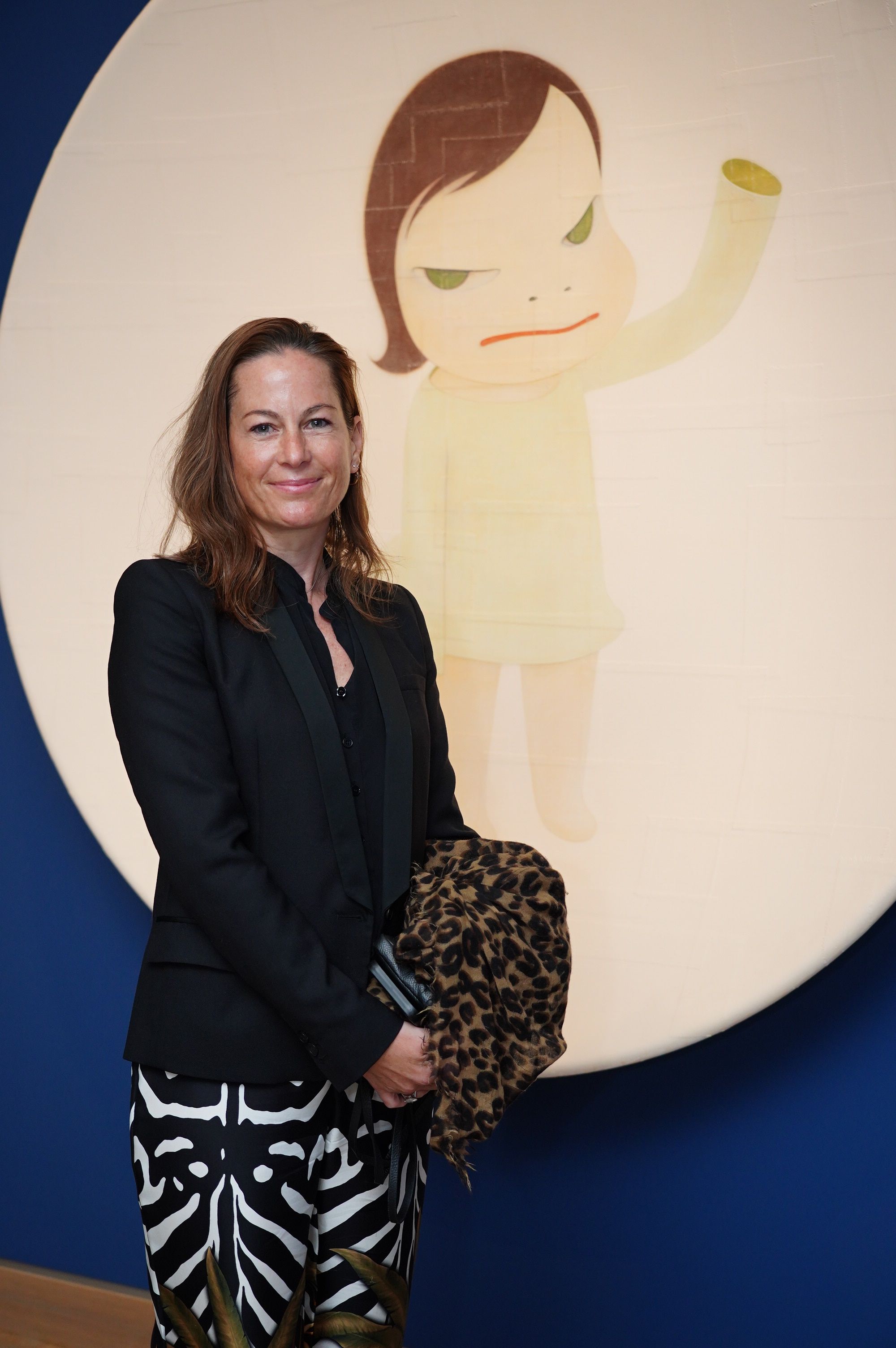 Kunstliebhaberin Birgit Lauda war da.