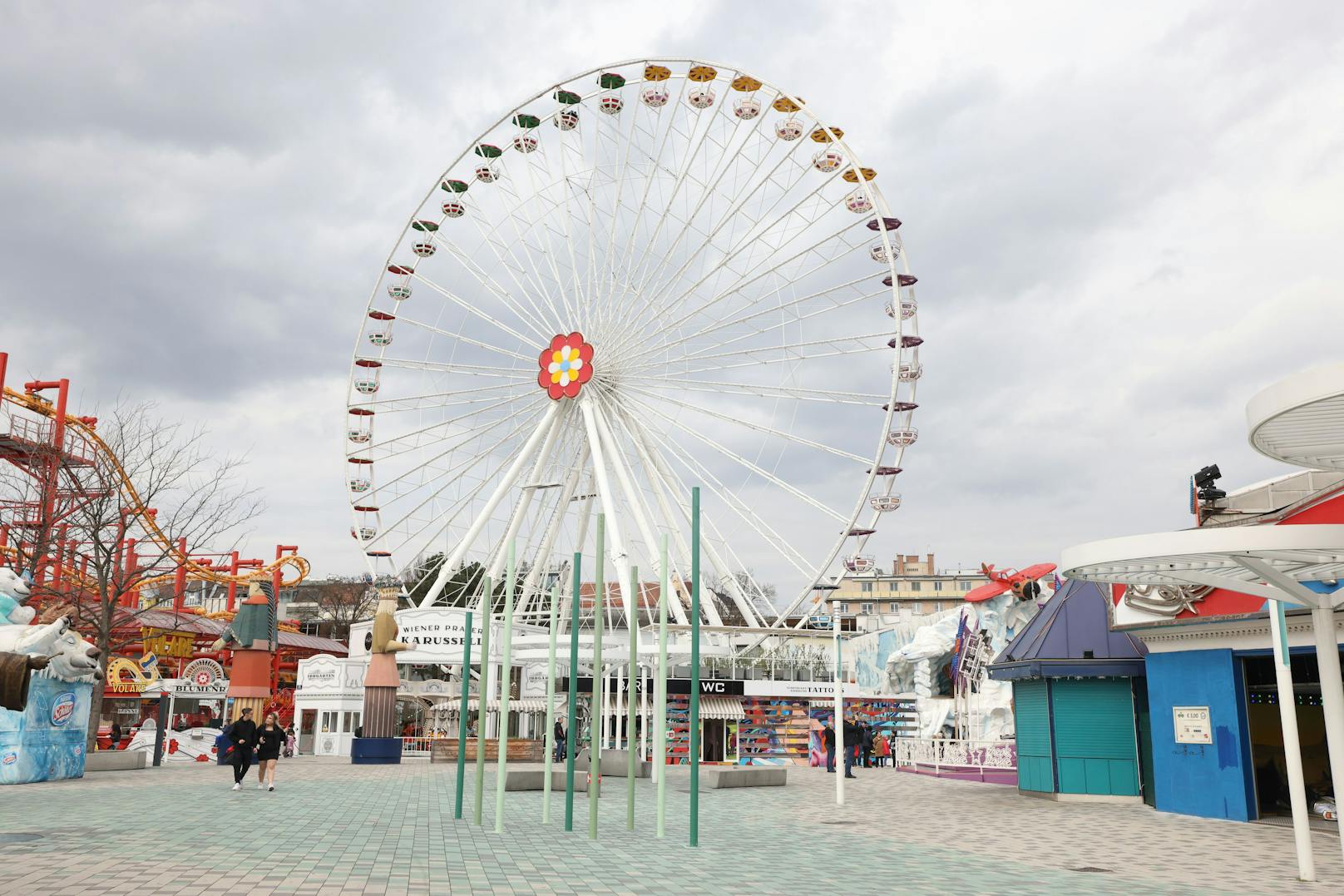 Das Blumenrad im Wiener Prater