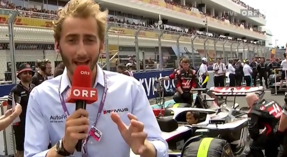 Ferdinand Habsburg am Sonntag am Startgrid der Formel 1 in Miami.