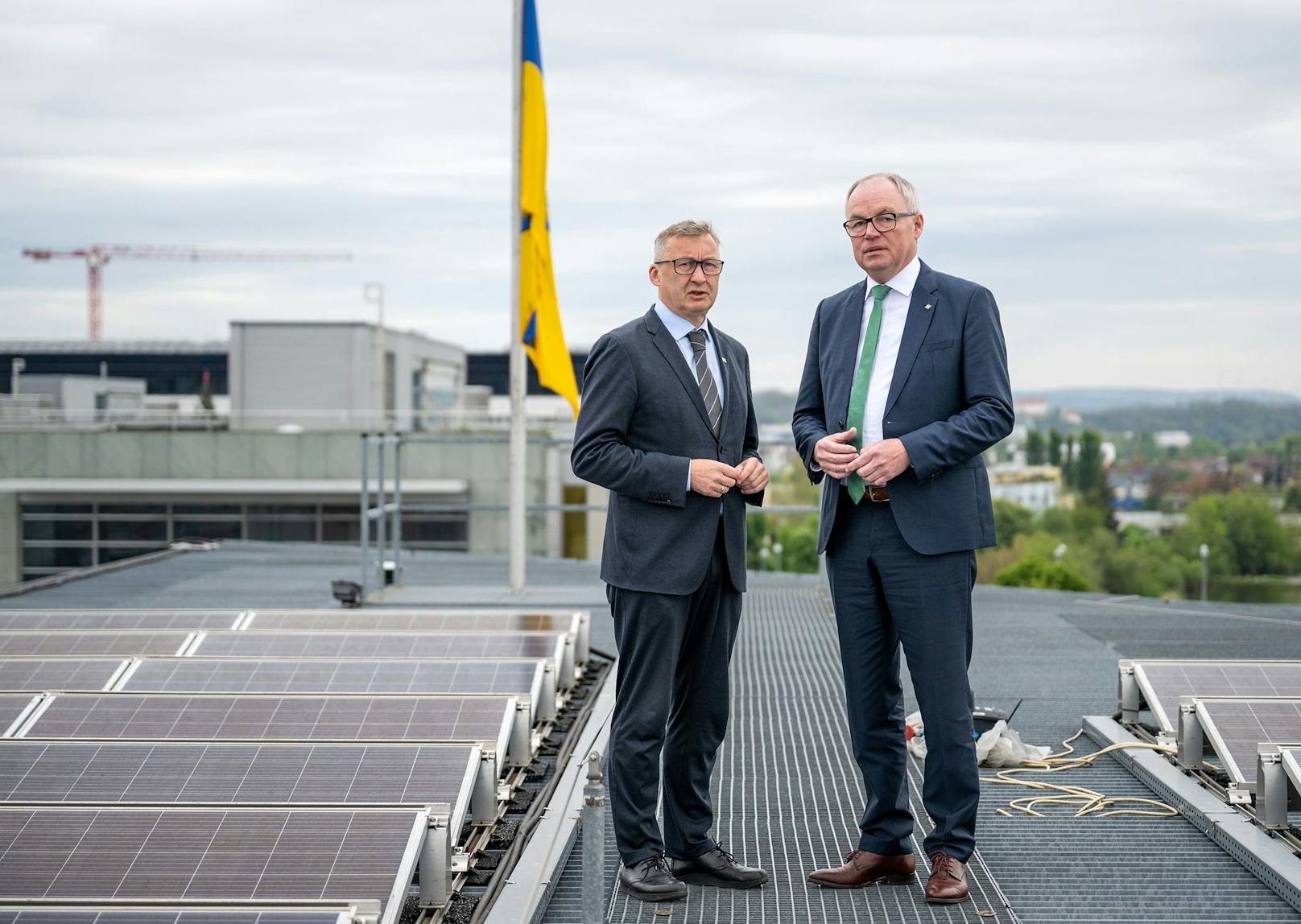 LH-Stellvertreter Stephan Pernkopf (r.) und Herbert Greisberger (l.)