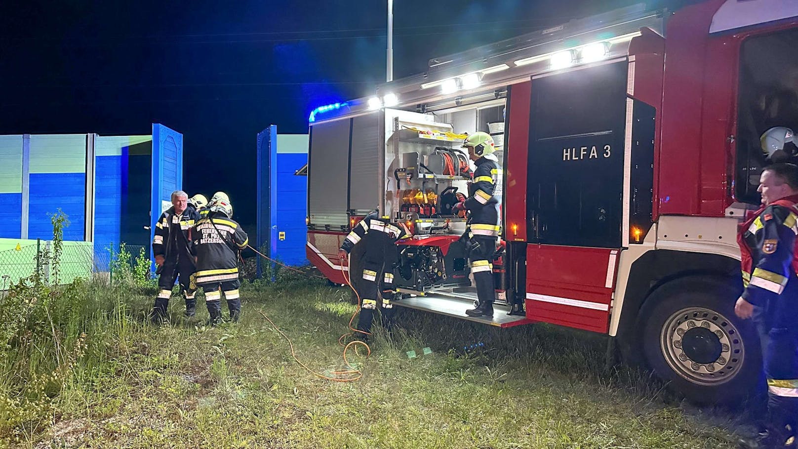 Feuerwehr stand im Einsatz.