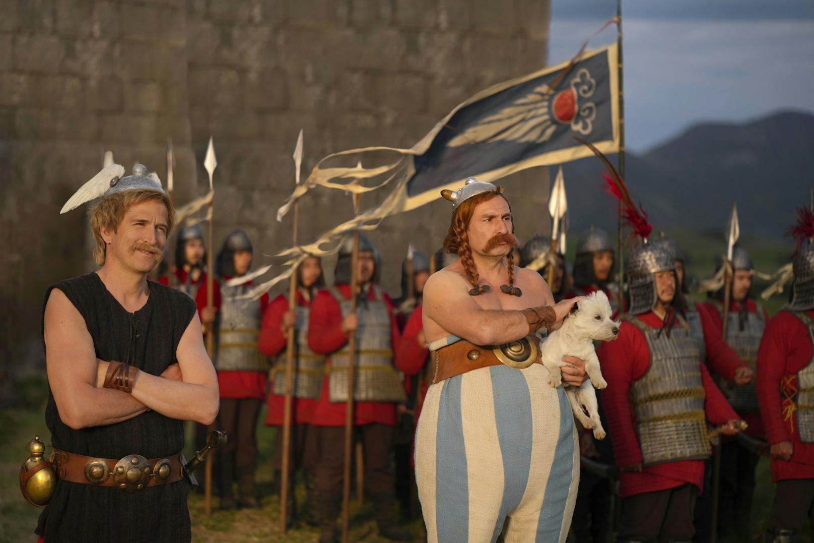 Szene aus dem neuen Kino-Film "Asterix & Obelix im Reich der Mitte"