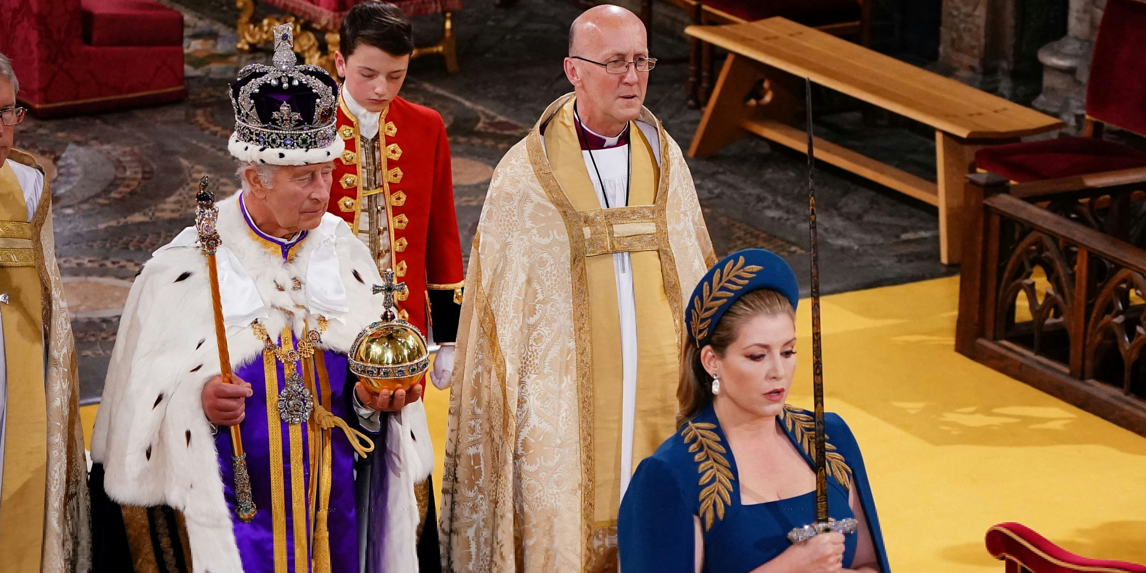Penny Mordaunt hatte eine wichtige Rolle bei der Krönung von König Charles III.