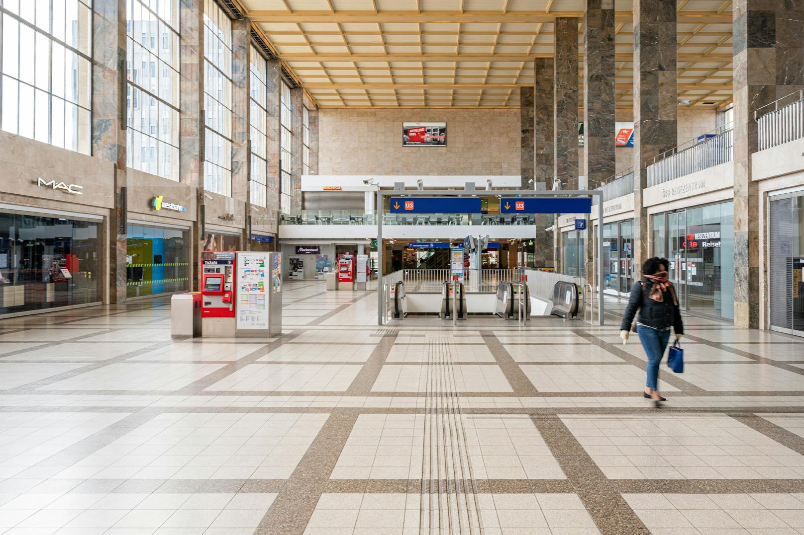 Die Attacke passierte im U-Bahnbereich des Westbahnhofes in Wien. Symbilbild. 