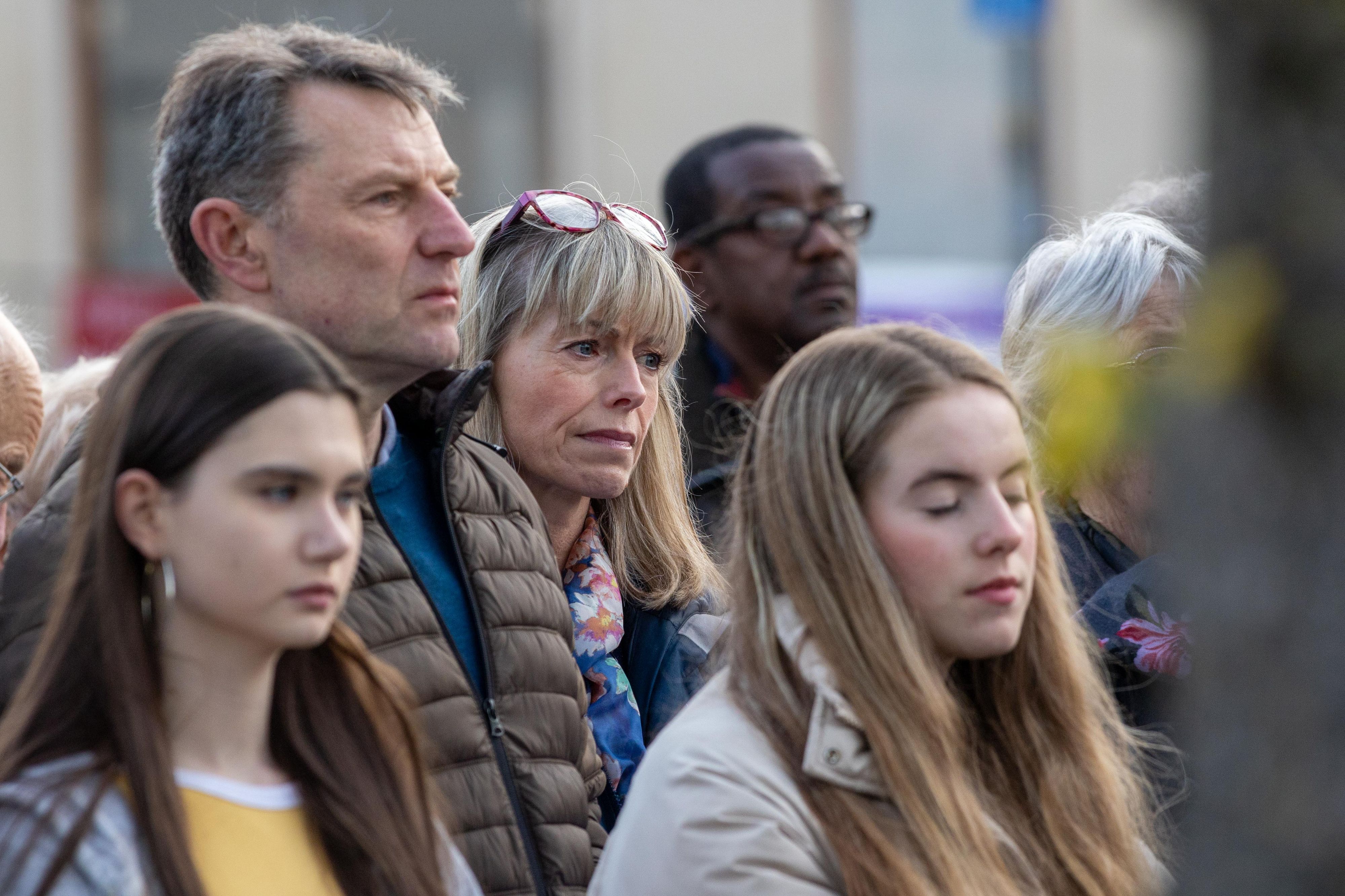 Familie McCann anlässlich einer Gedenkveranstaltung am 4. Mai. 