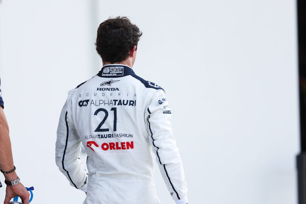 Formel-1-Ass Nyck de Vries muss den Hut nehmen. 