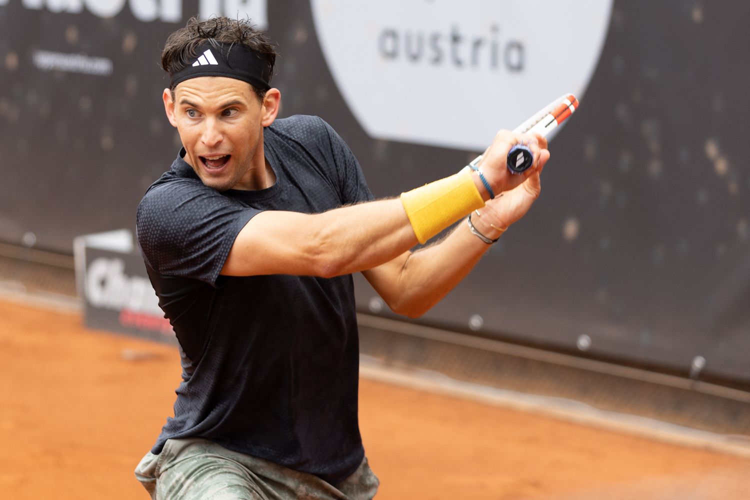 Dominic Thiem beim Challenger in Mauthausen. 