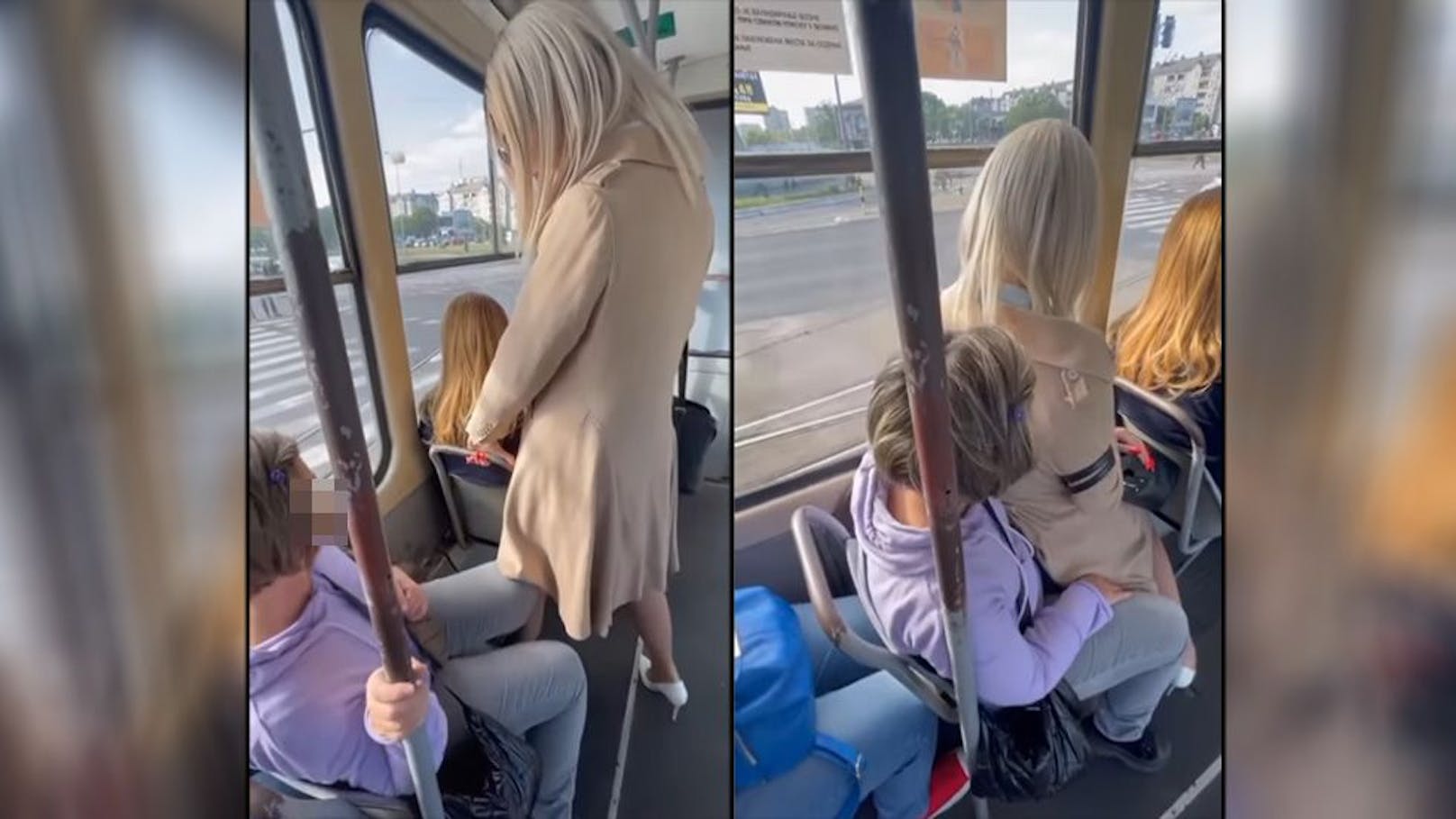 Ein Instagram-Video aus einer Belgrader Straßenbahn sorgt im Netz für Empörung.