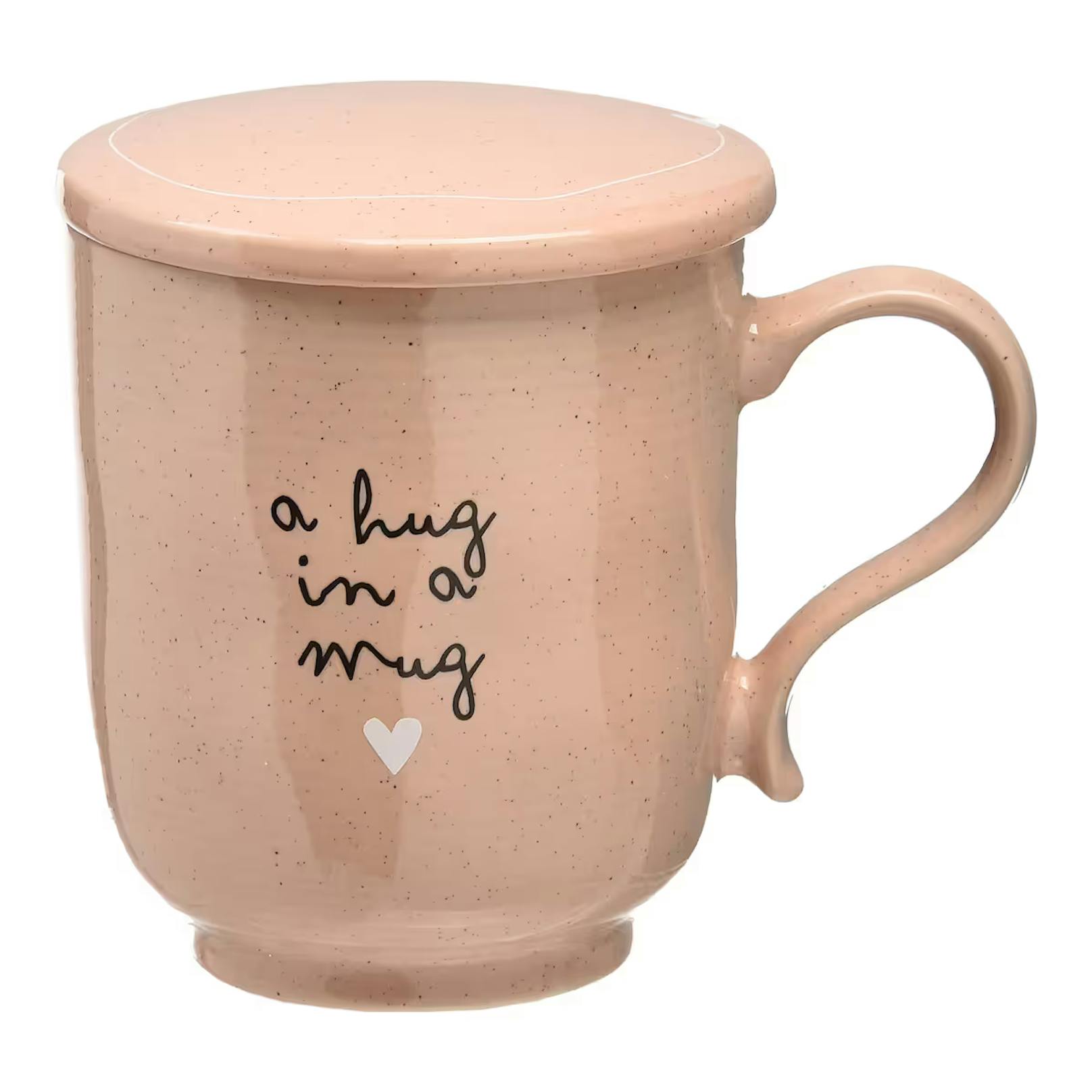 <strong>"A hug in a mug"-</strong>Tasse mit Deckel um 5,99 Euro bei <strong>Depot</strong>.