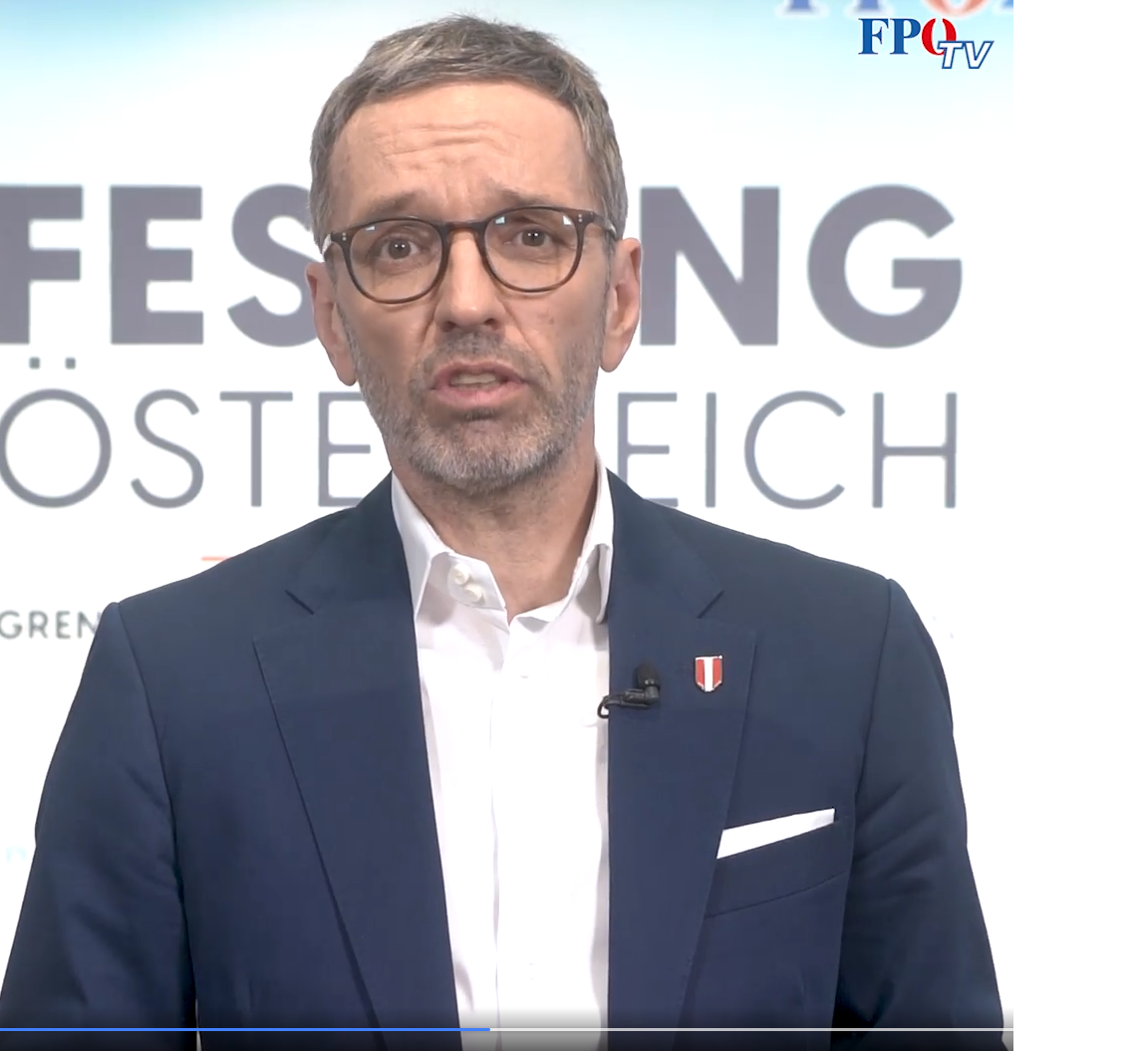 FPÖ-Kickl ortet eine Verschwörung gegen seine Partei. 