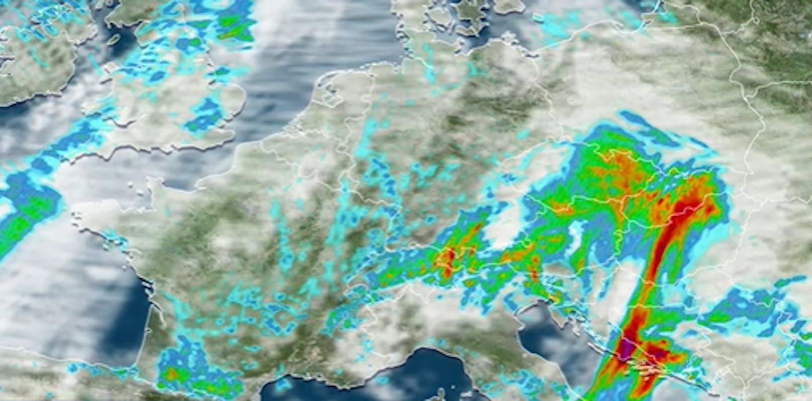 Österreich versinkt im Regen - auch Schnee ist nächste Woche ein Thema.