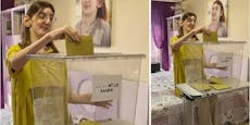 Türkei-Wahl – Größte Frau der Welt gibt ihre Stimme ab