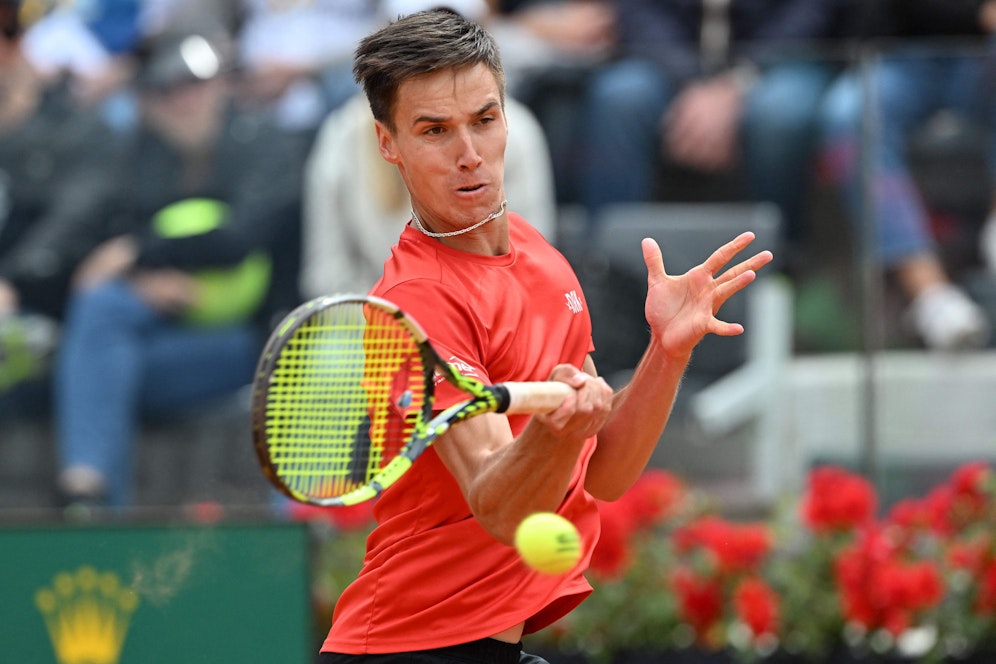 Fabian Marozsan wirft Carlos Alcaraz in Rom raus.