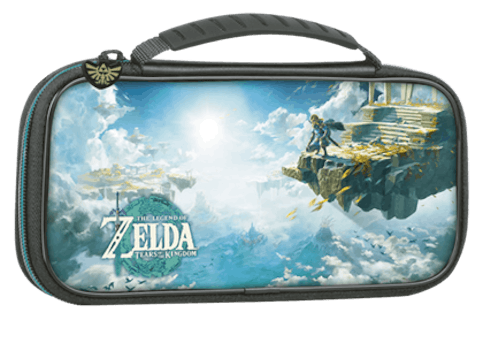 Nintendo Switch-Taschen im "Zelda: Tears of the Kingdom"-Design sind ab sofort verfügbar.