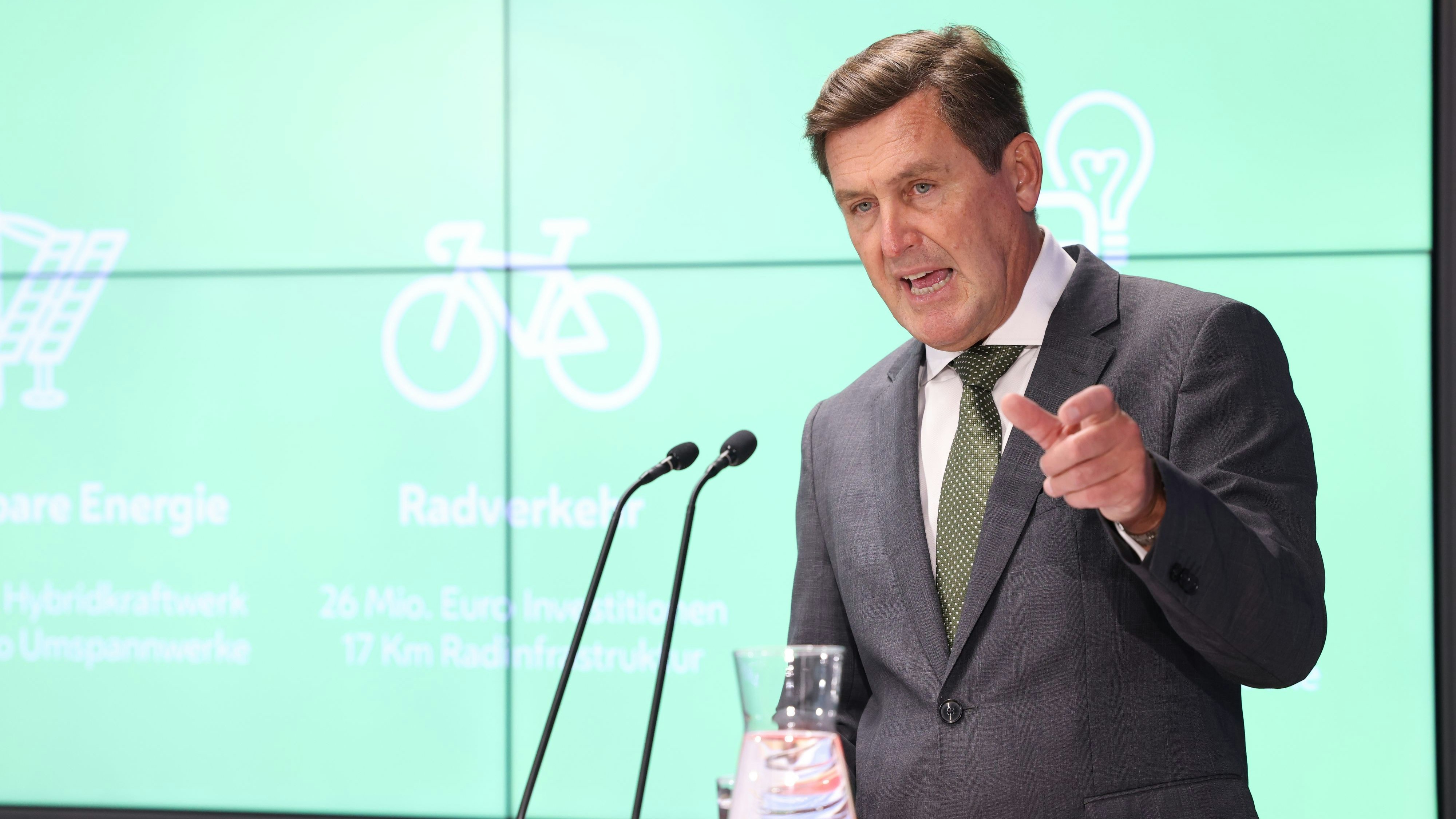 Finanzstadtrat Peter Hanke (SP) präsentierte den Rechnungsabschluss der Stadt Wien. 