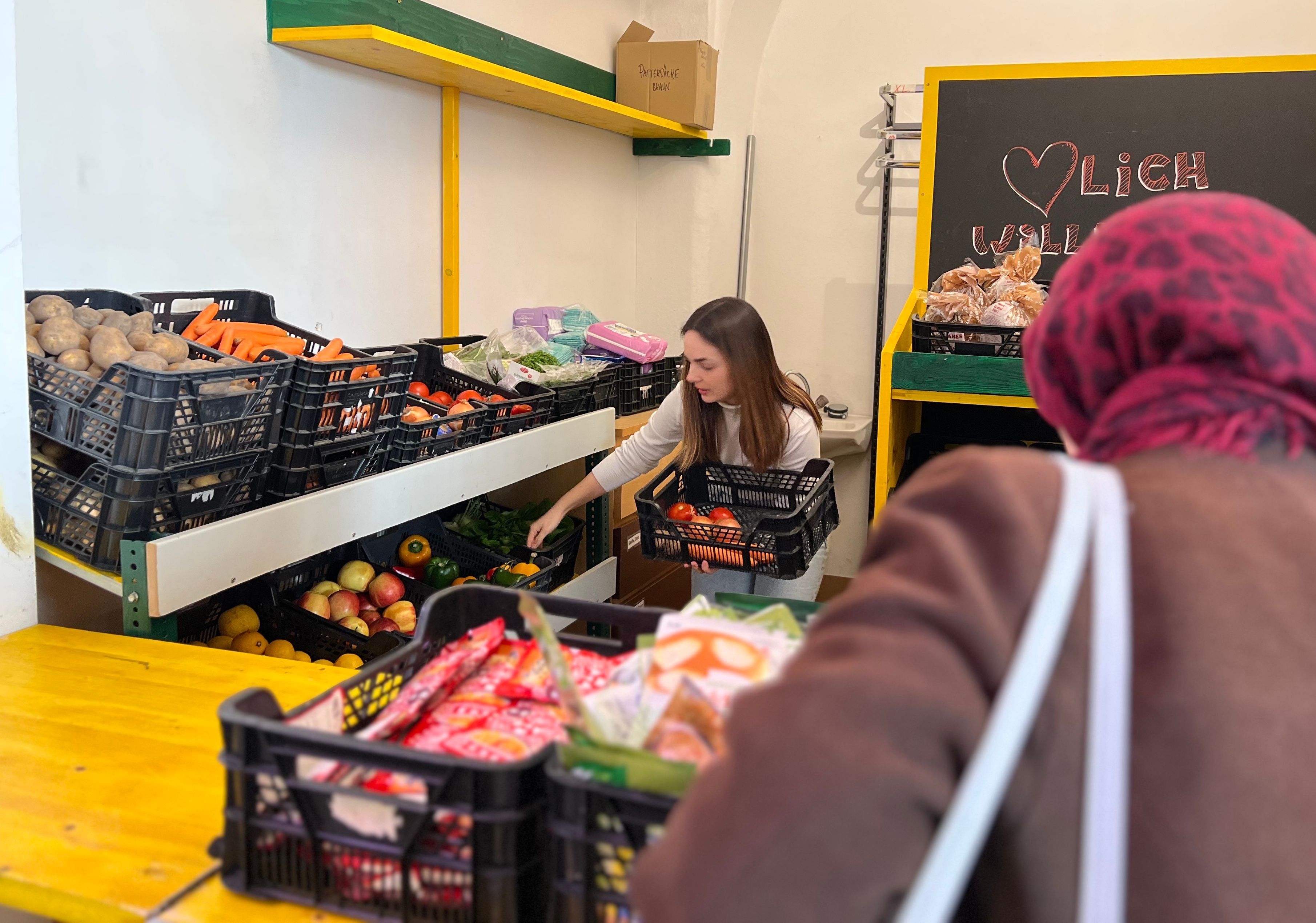 Mehr Kunden aber weniger Ware: Der Gratis-Sozial-Greissler des Vereins MUT schlägt Alarm.