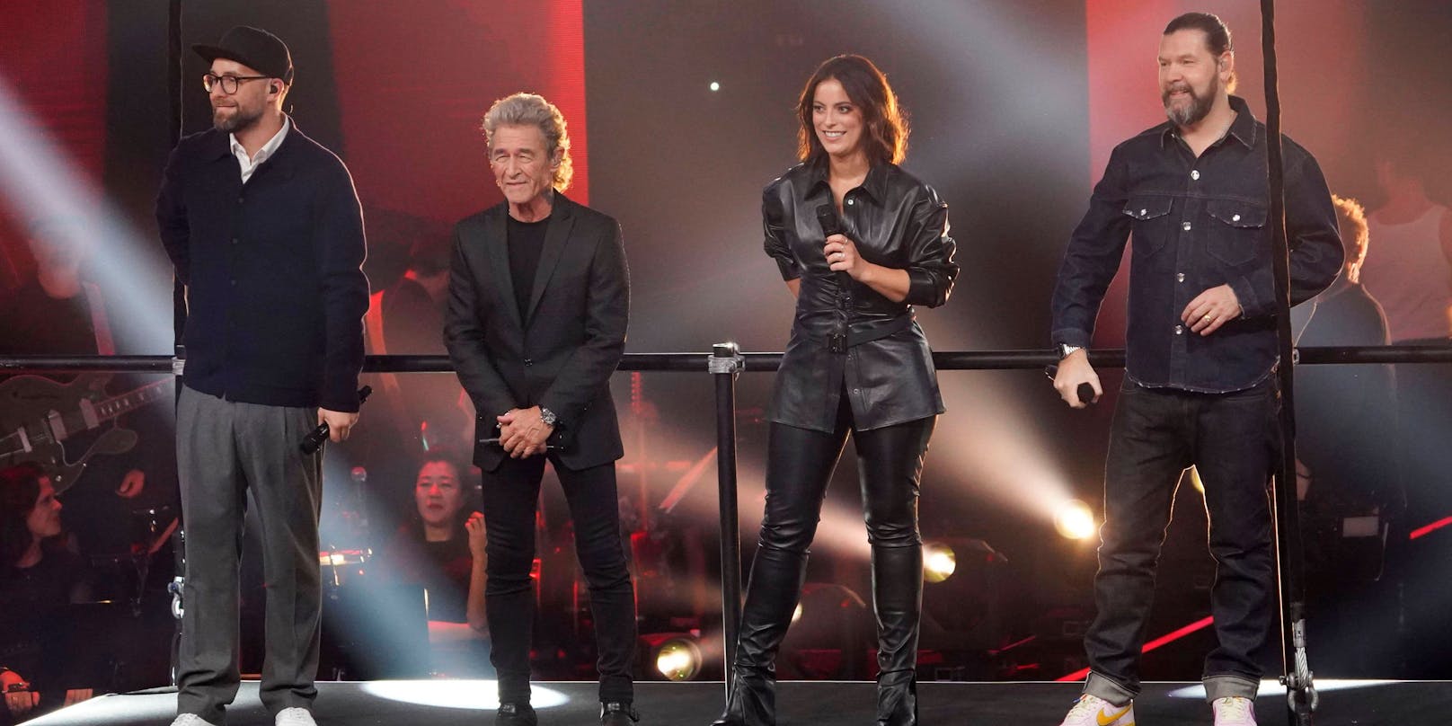  Mark Forster, Peter Maffay, Stefanie Kloß und Rea Garvey waren in der 12. Staffel in der Jury von "The Voice of Germany".