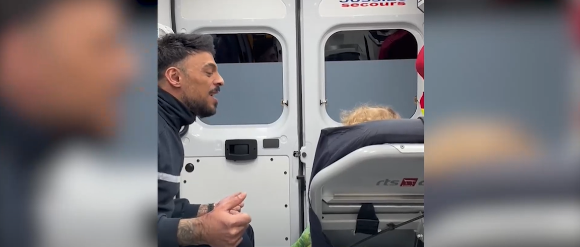 Sanitäter Mike Ayden