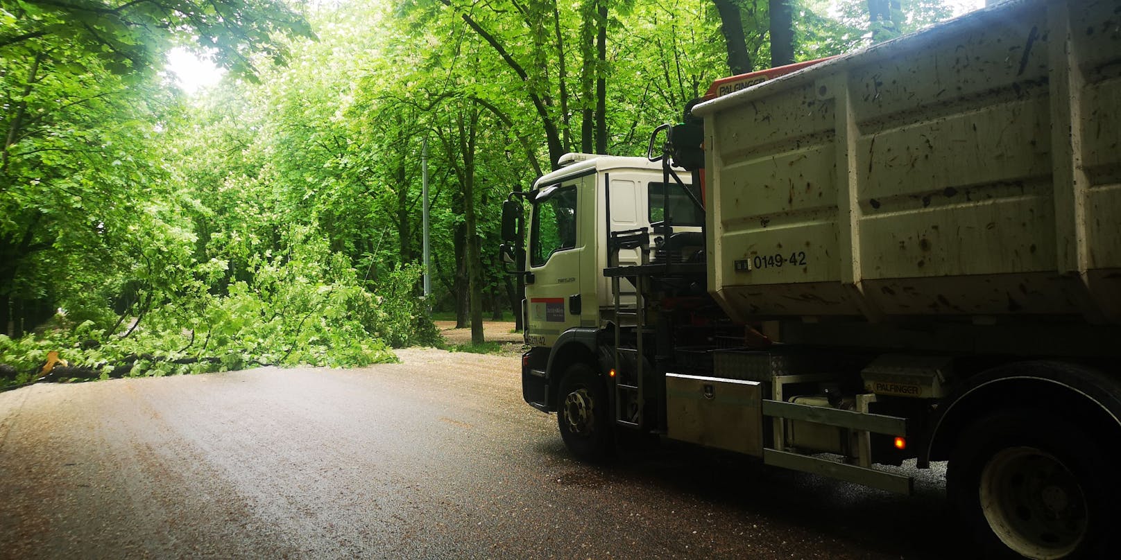 Unwetter-Alarm in der Wiener Leopoldstadt!