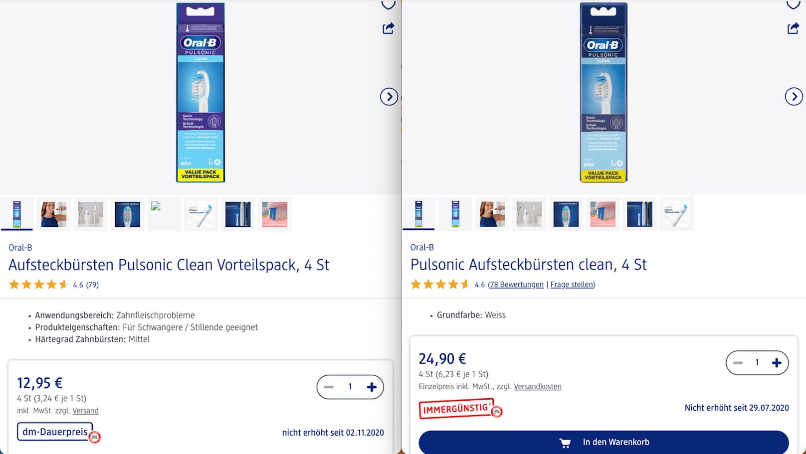 Viele Produkte sind in Österreich doppelt so teuer wie in Deutschland.