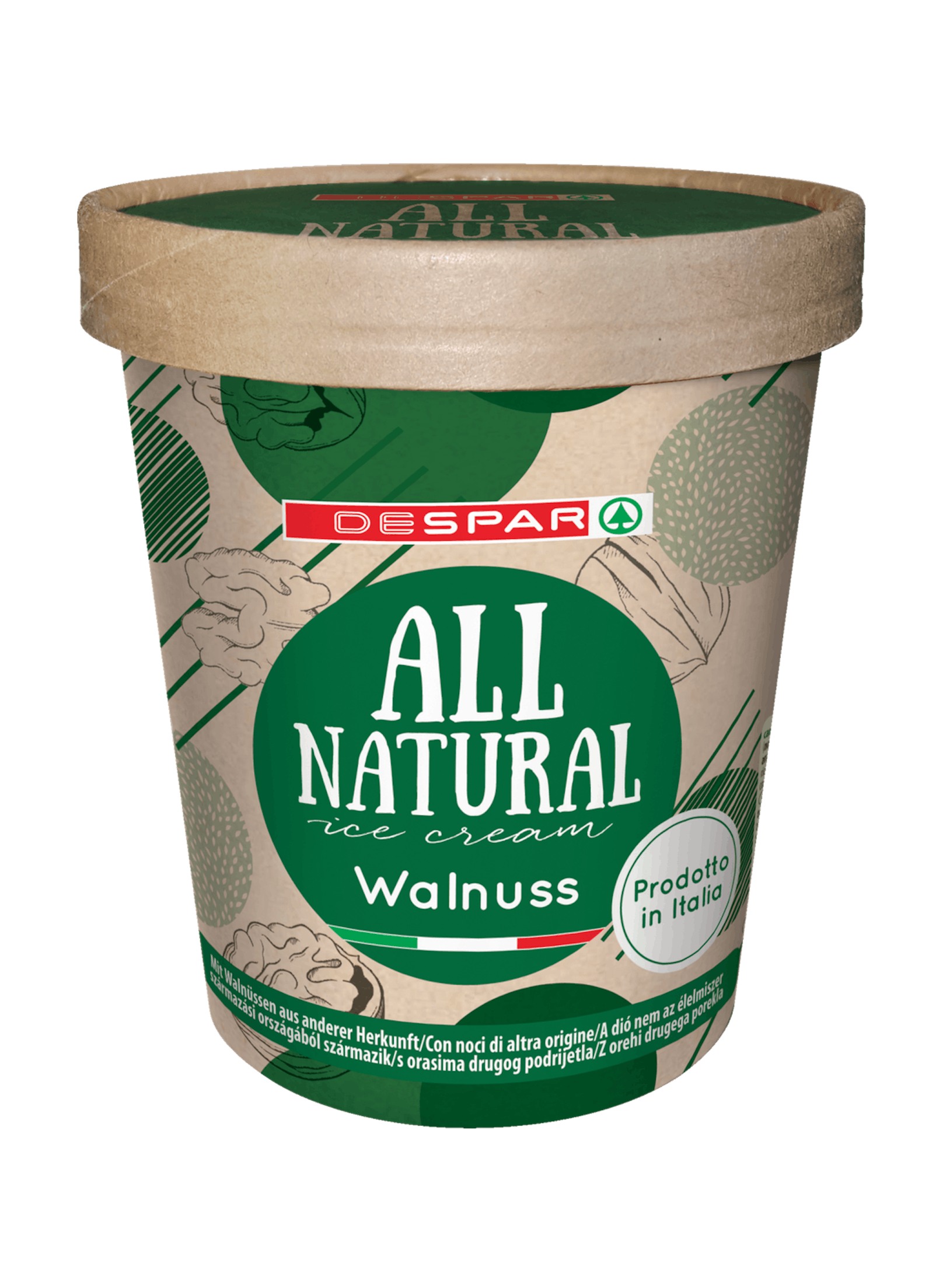 Spar All Natural ist mit zwei neuen Eissorten dabei: ,"Walnuss" und "Crema Catalana" sind für 4,29 Euro erhältlich.